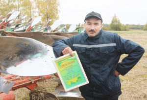 В. А. МАЦКЕВИЧ, победитель конкурса «Пахарь-2015»: