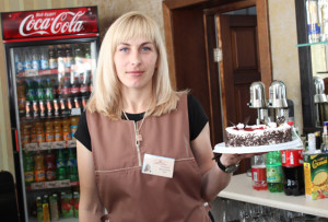 Новое рабочее место бармена создано в кофейне «Кофемания». Его выбрала В. С. Аниськович.