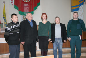 Участники семинара (слева направо) О. Ю. Захаров, А. Л. Степанов, С. В. Яковлева, С. Л. Мусинов, А. Г. Воецкий.