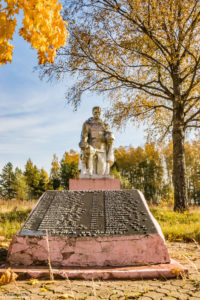 Памятник погибшим воинам в д. Дубровы.